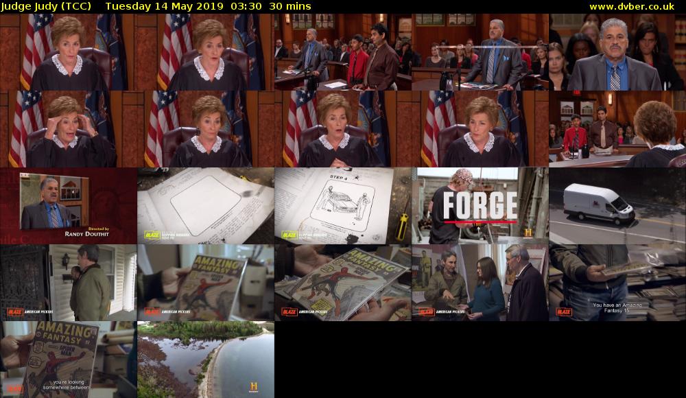 Judge Judy (TCC) Tuesday 14 May 2019 03:30 - 04:00