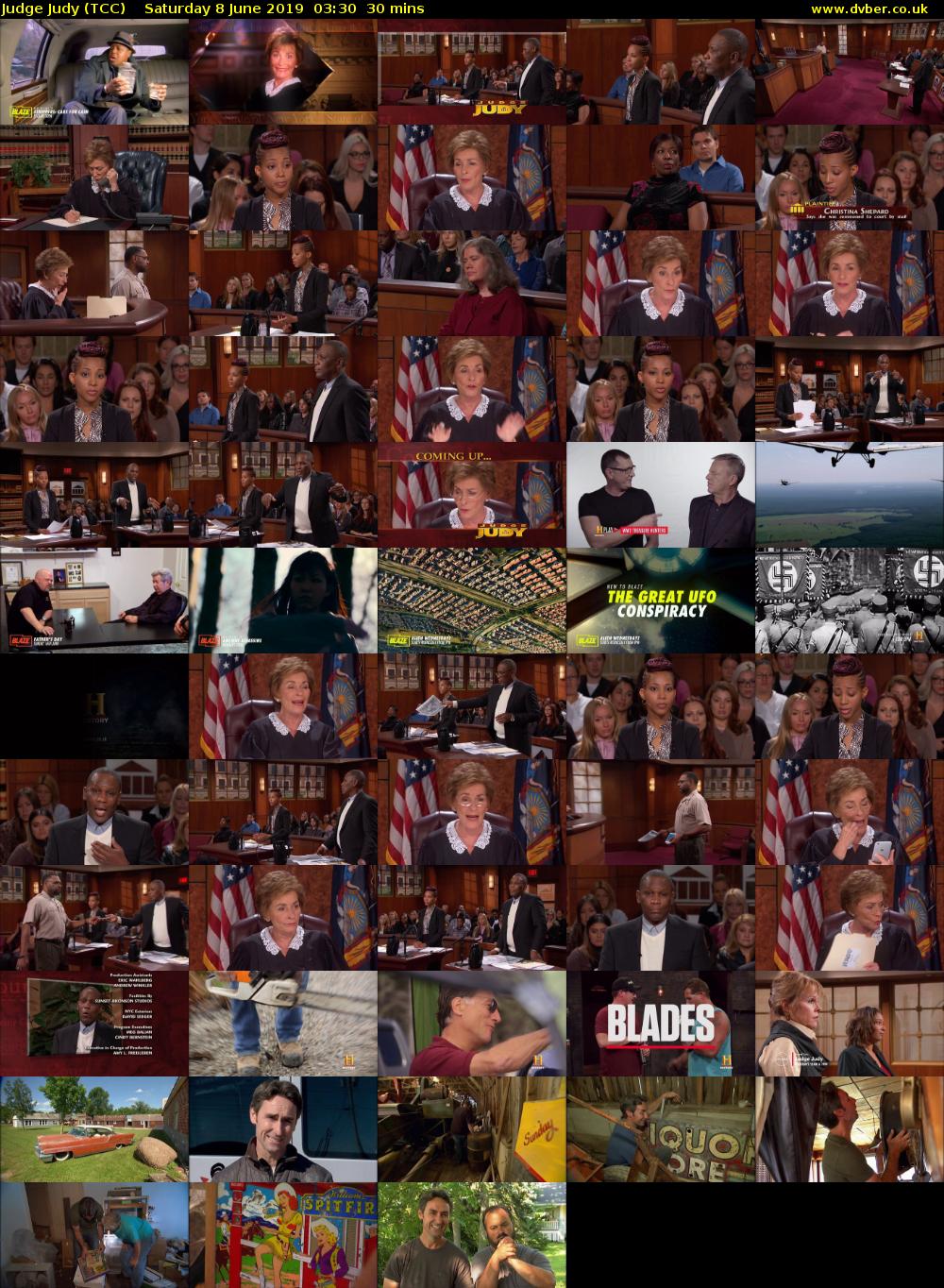 Judge Judy (TCC) Saturday 8 June 2019 03:30 - 04:00