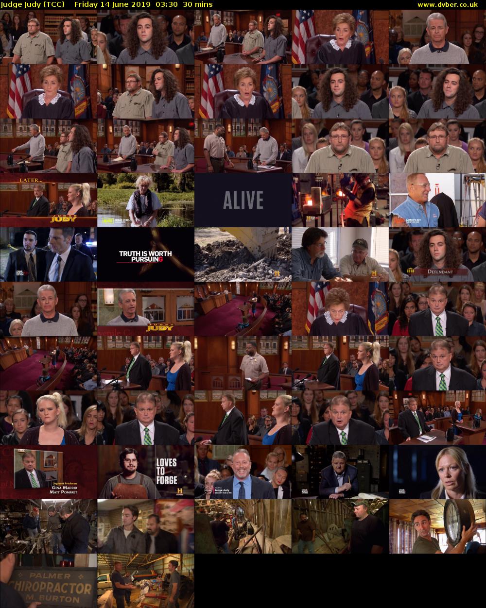 Judge Judy (TCC) Friday 14 June 2019 03:30 - 04:00