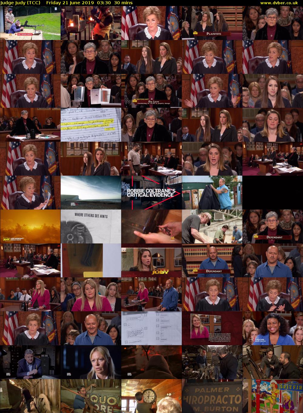 Judge Judy (TCC) Friday 21 June 2019 03:30 - 04:00