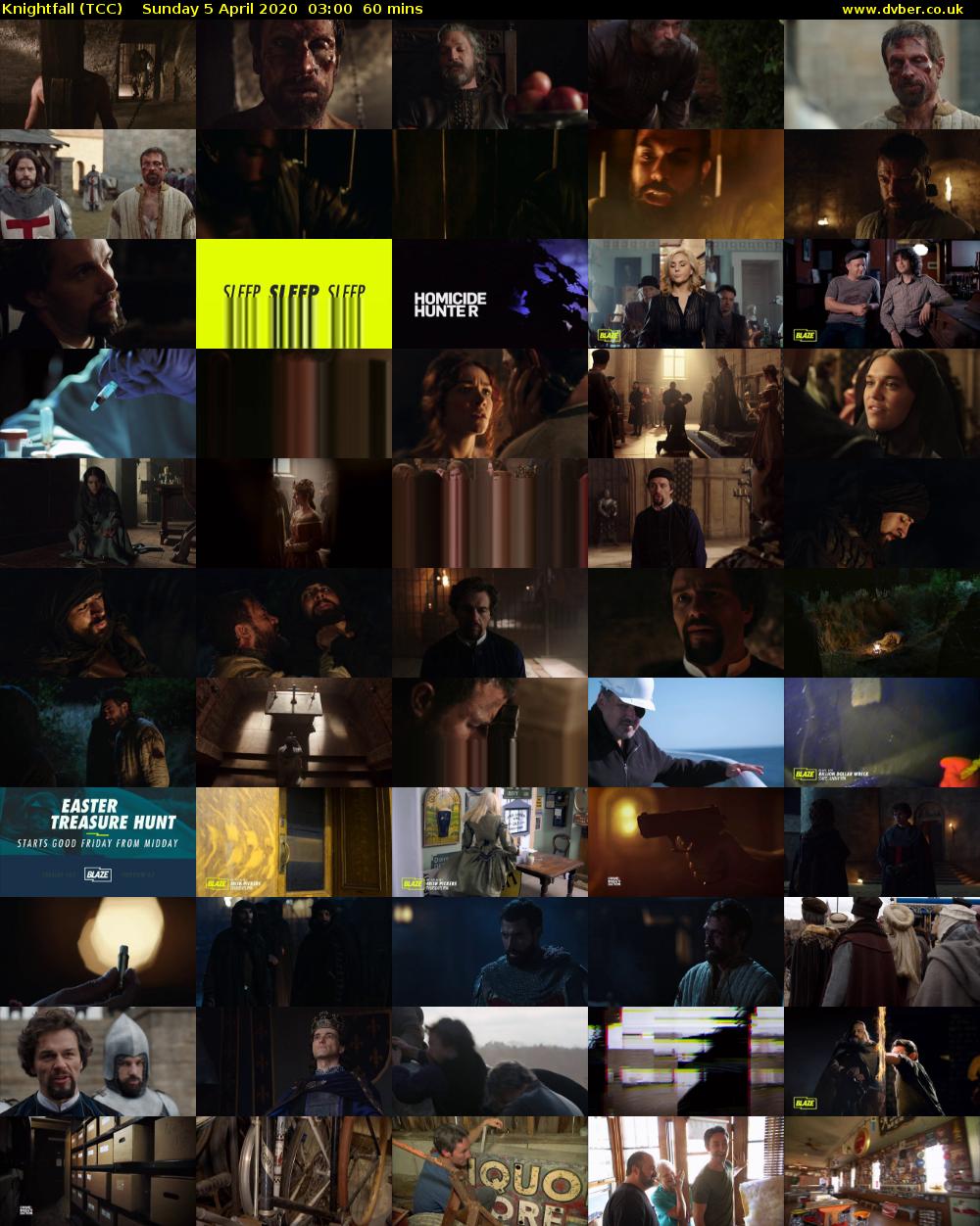 Knightfall (TCC) Sunday 5 April 2020 03:00 - 04:00