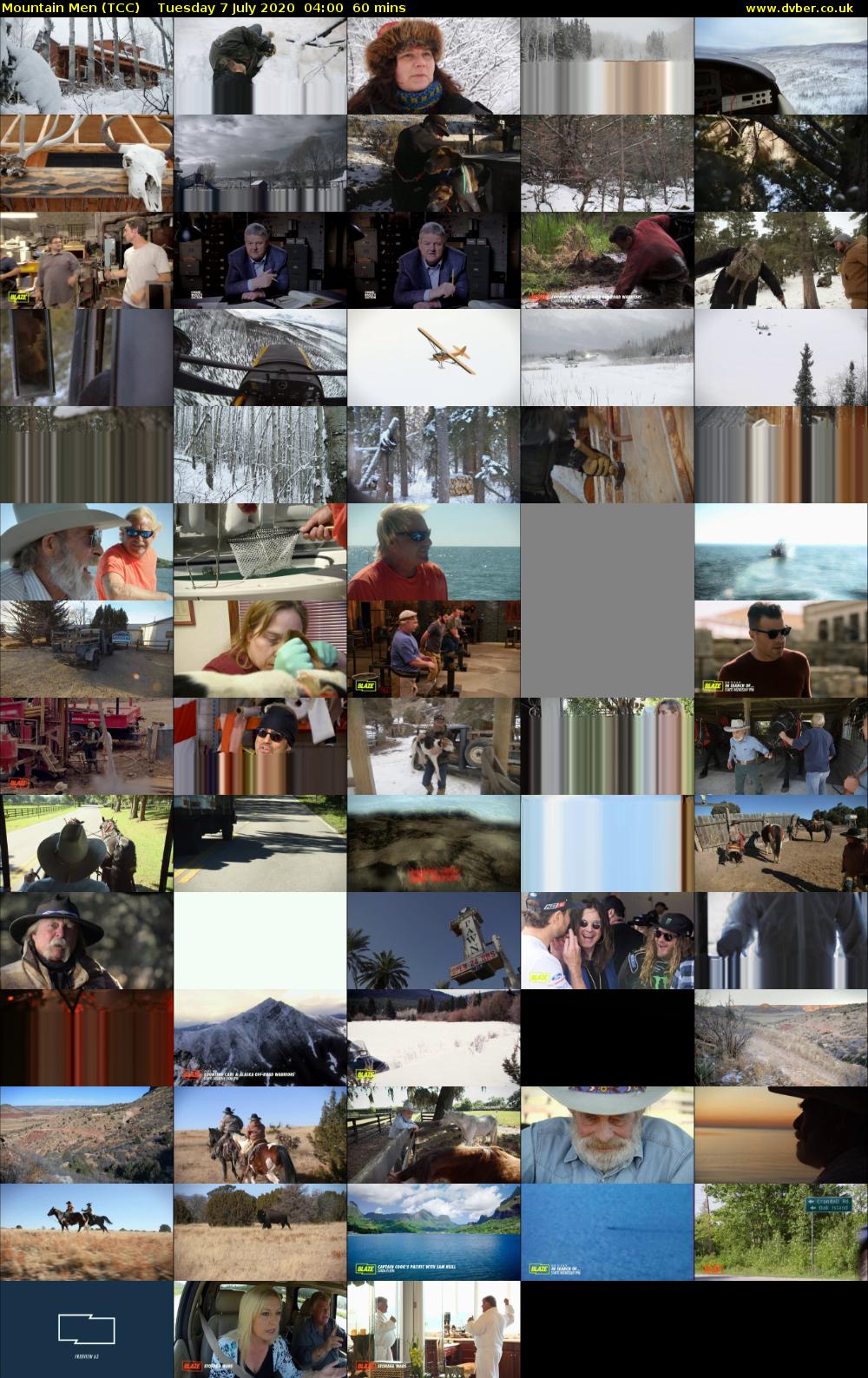Mountain Men (TCC) Tuesday 7 July 2020 04:00 - 05:00