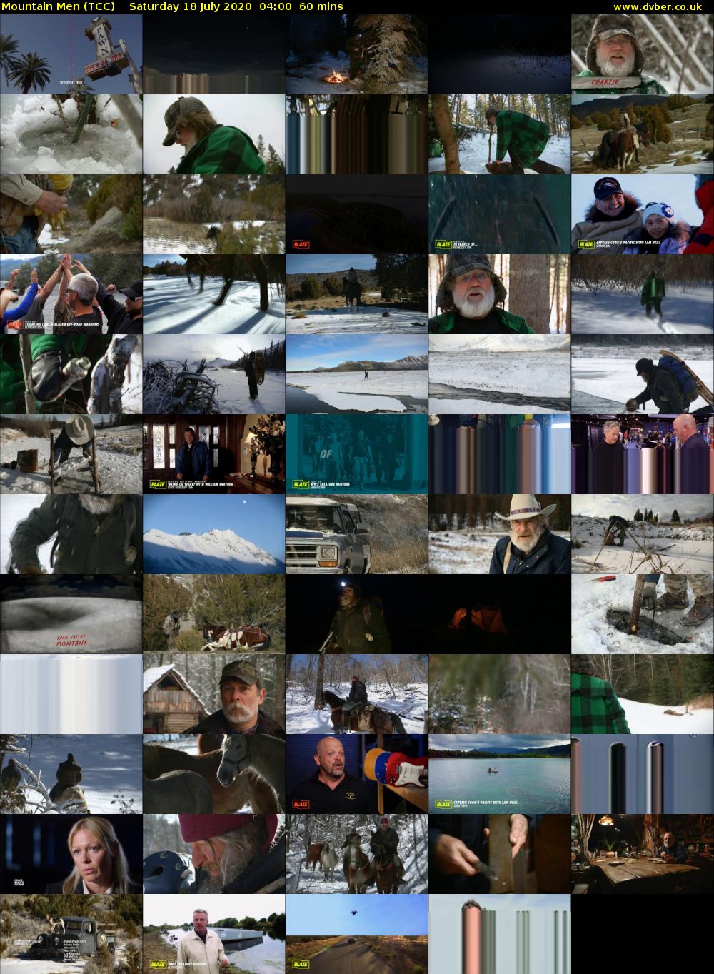 Mountain Men (TCC) Saturday 18 July 2020 04:00 - 05:00