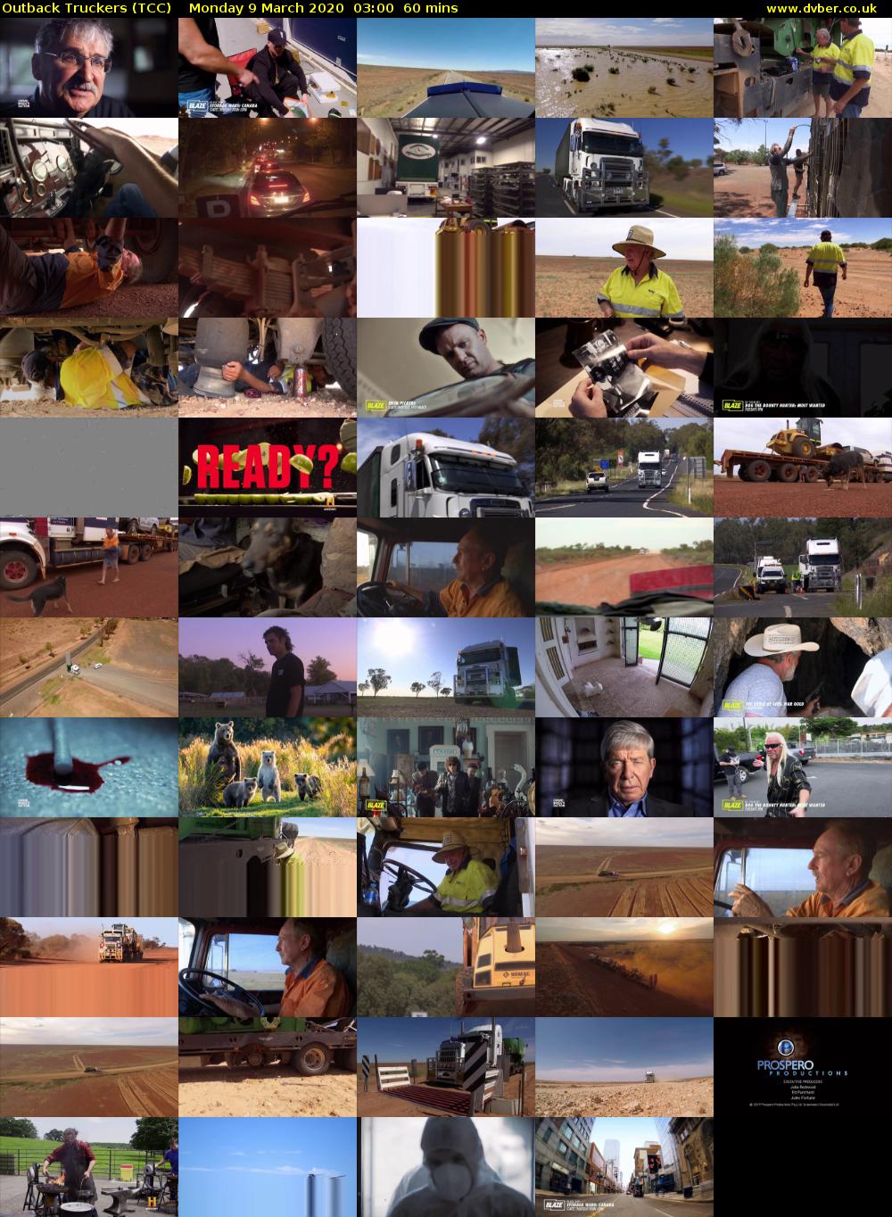 Outback Truckers (TCC) Monday 9 March 2020 03:00 - 04:00