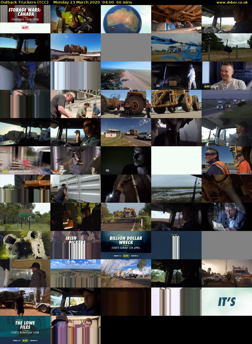 Outback Truckers (TCC) Monday 23 March 2020 04:00 - 05:00