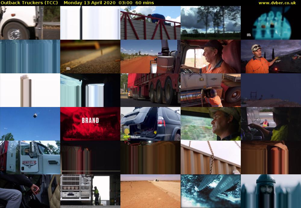 Outback Truckers (TCC) Monday 13 April 2020 03:00 - 04:00
