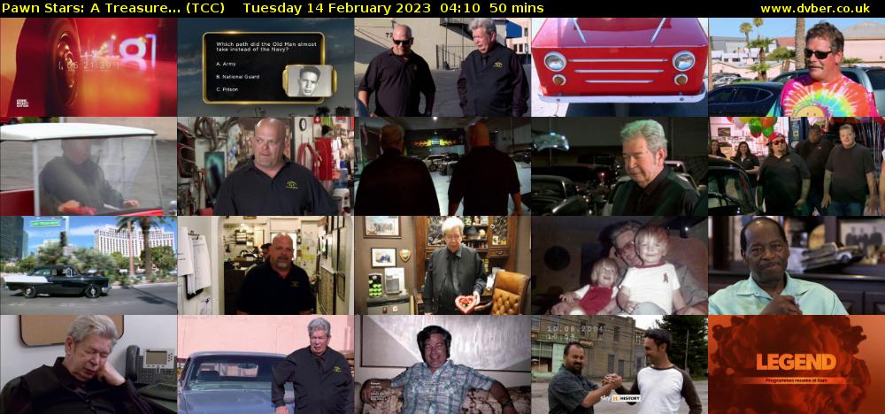 Pawn Stars: A Treasure... (TCC) Tuesday 14 February 2023 04:10 - 05:00