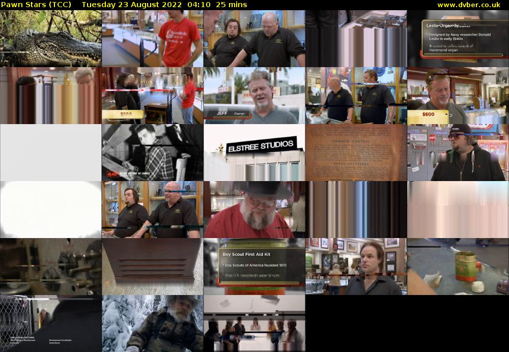 Pawn Stars (TCC) Tuesday 23 August 2022 04:10 - 04:35