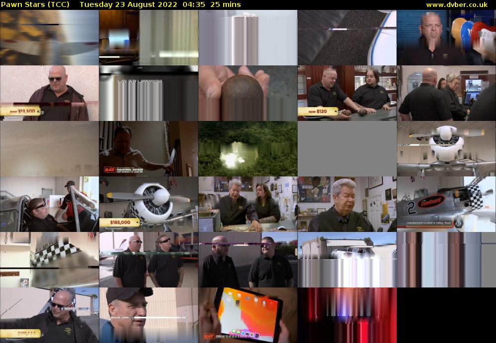Pawn Stars (TCC) Tuesday 23 August 2022 04:35 - 05:00