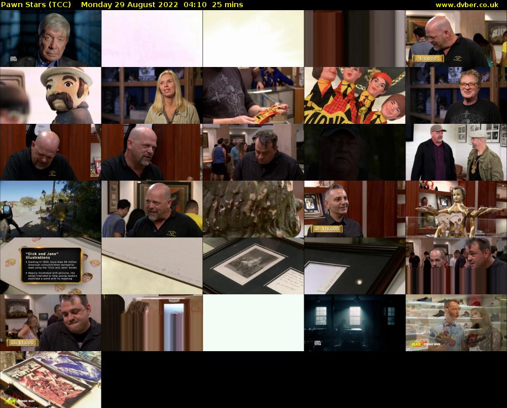 Pawn Stars (TCC) Monday 29 August 2022 04:10 - 04:35