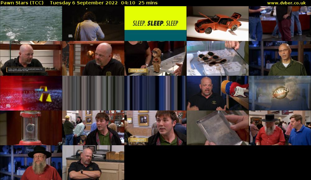 Pawn Stars (TCC) Tuesday 6 September 2022 04:10 - 04:35