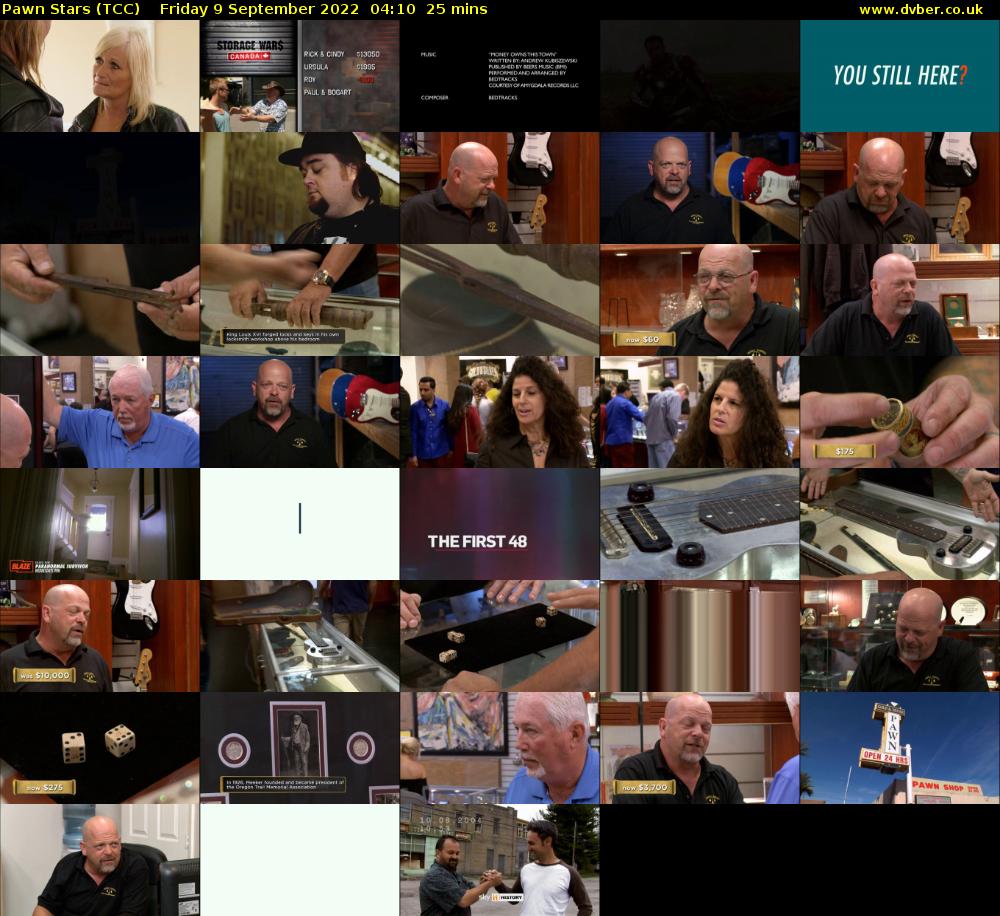Pawn Stars (TCC) Friday 9 September 2022 04:10 - 04:35