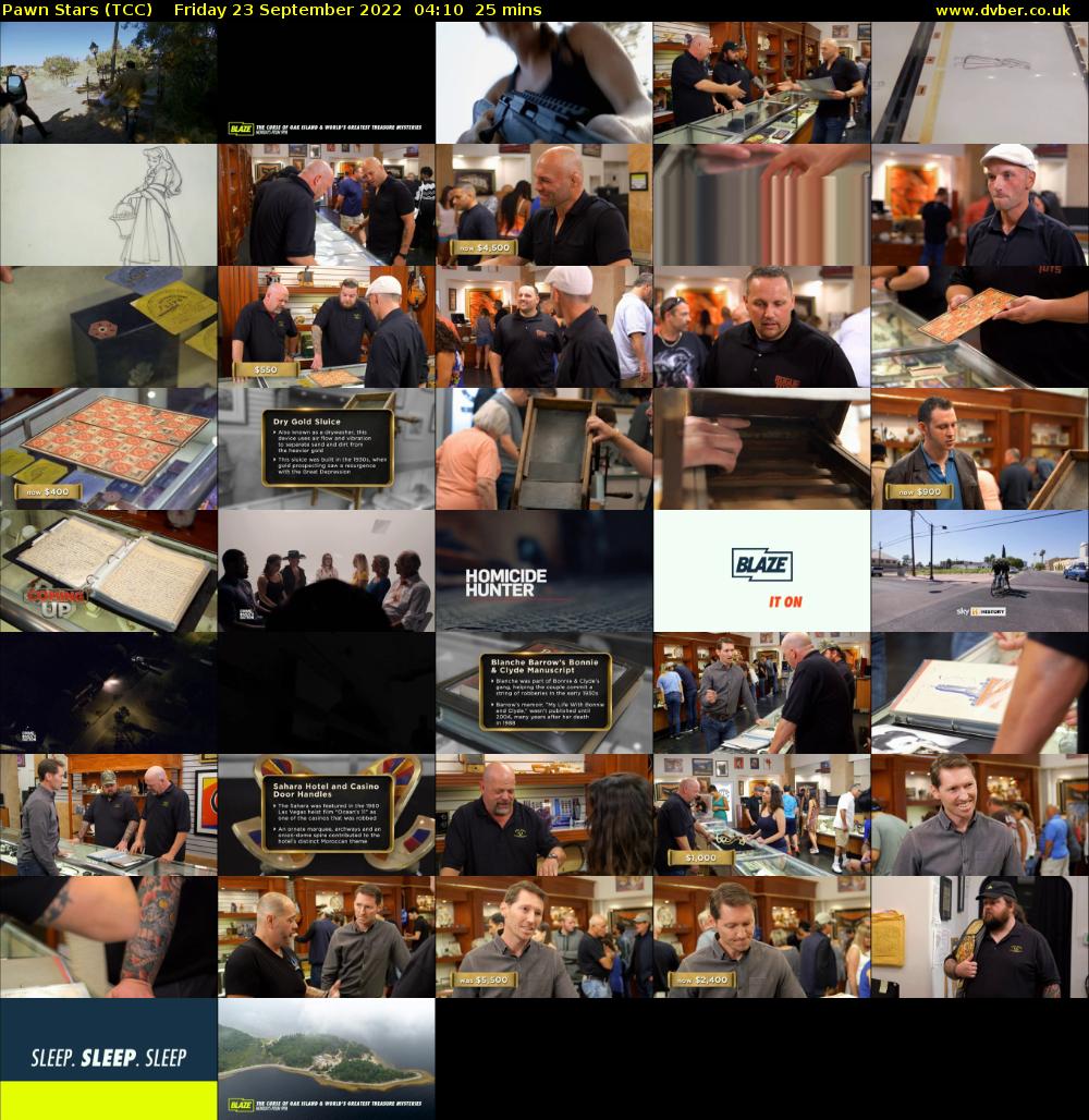 Pawn Stars (TCC) Friday 23 September 2022 04:10 - 04:35