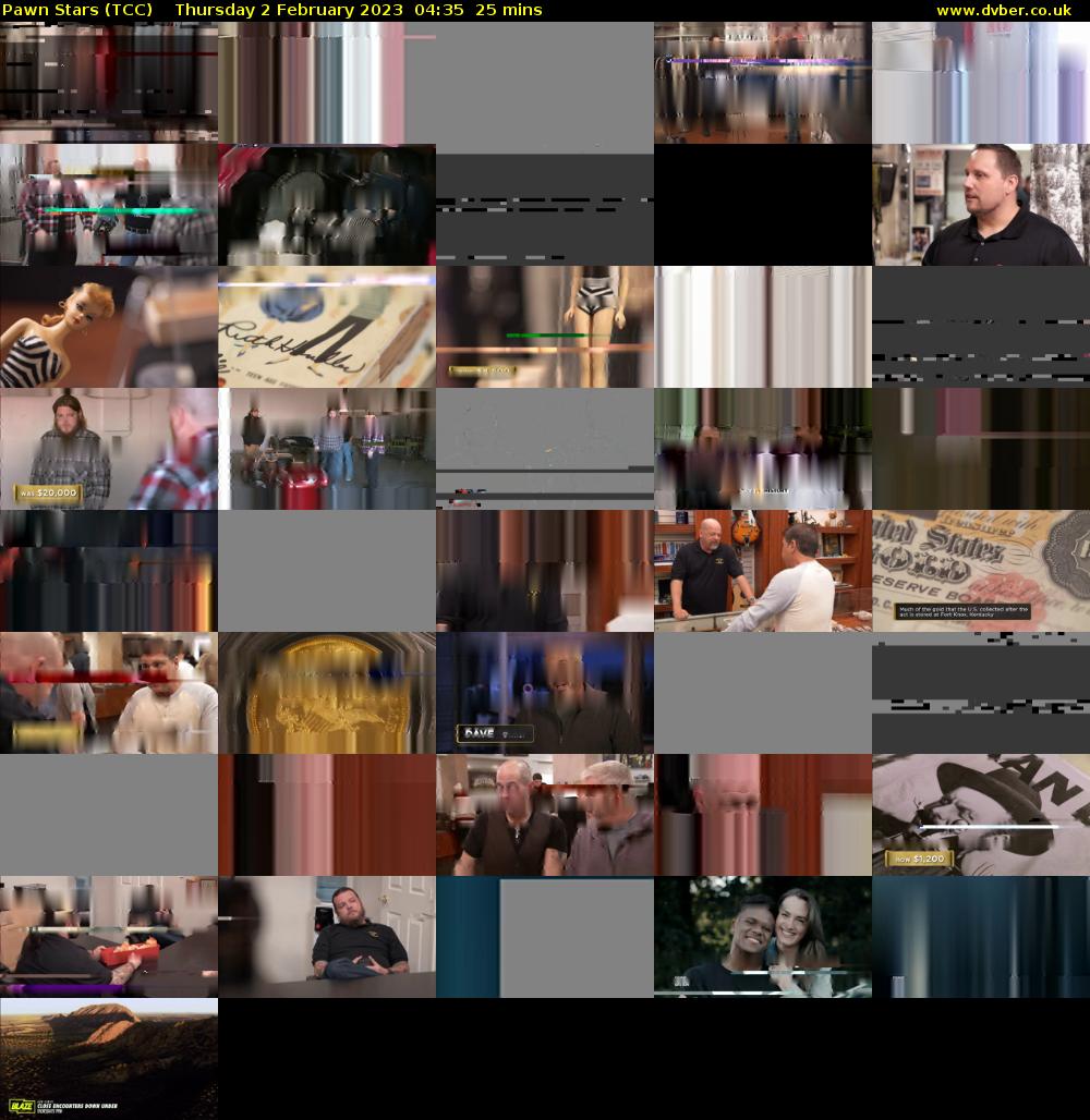Pawn Stars (TCC) Thursday 2 February 2023 04:35 - 05:00