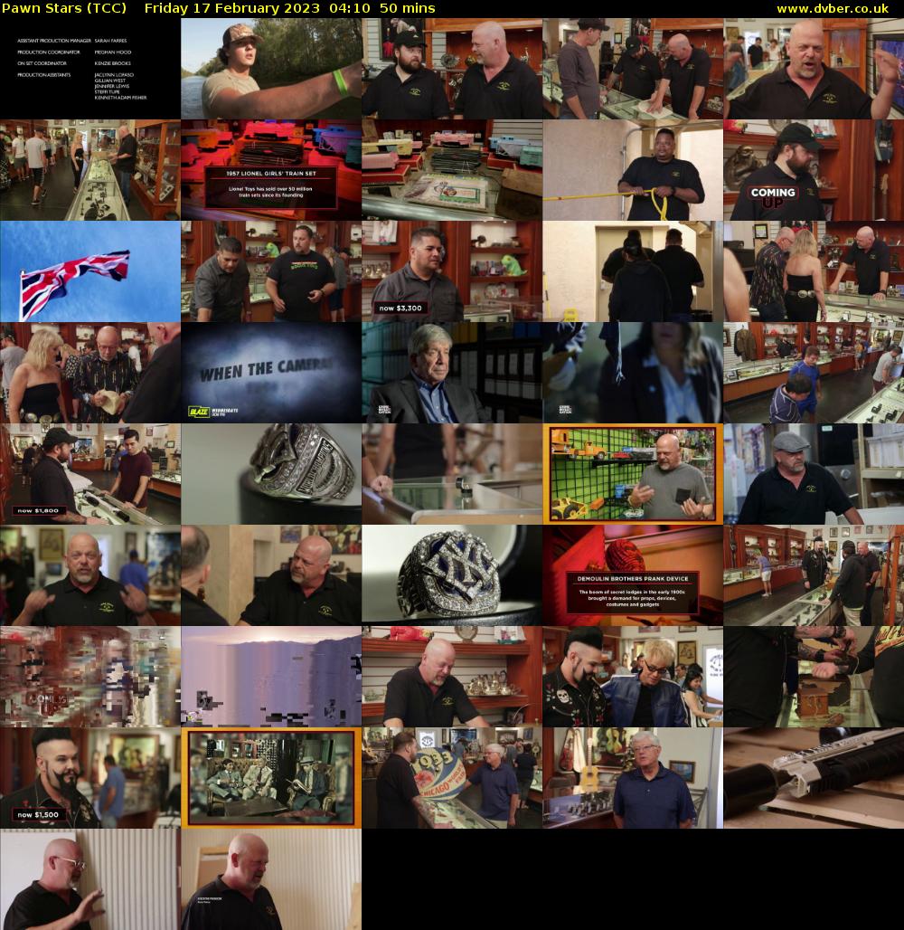 Pawn Stars (TCC) Friday 17 February 2023 04:10 - 05:00