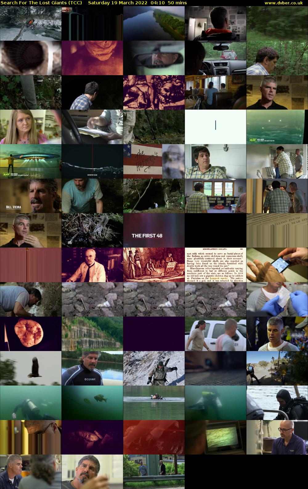 Search For The Lost Giants (TCC) Saturday 19 March 2022 04:10 - 05:00