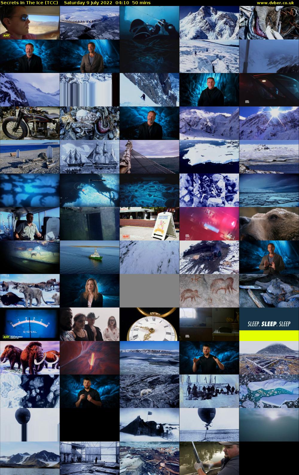 Secrets In The Ice (TCC) Saturday 9 July 2022 04:10 - 05:00