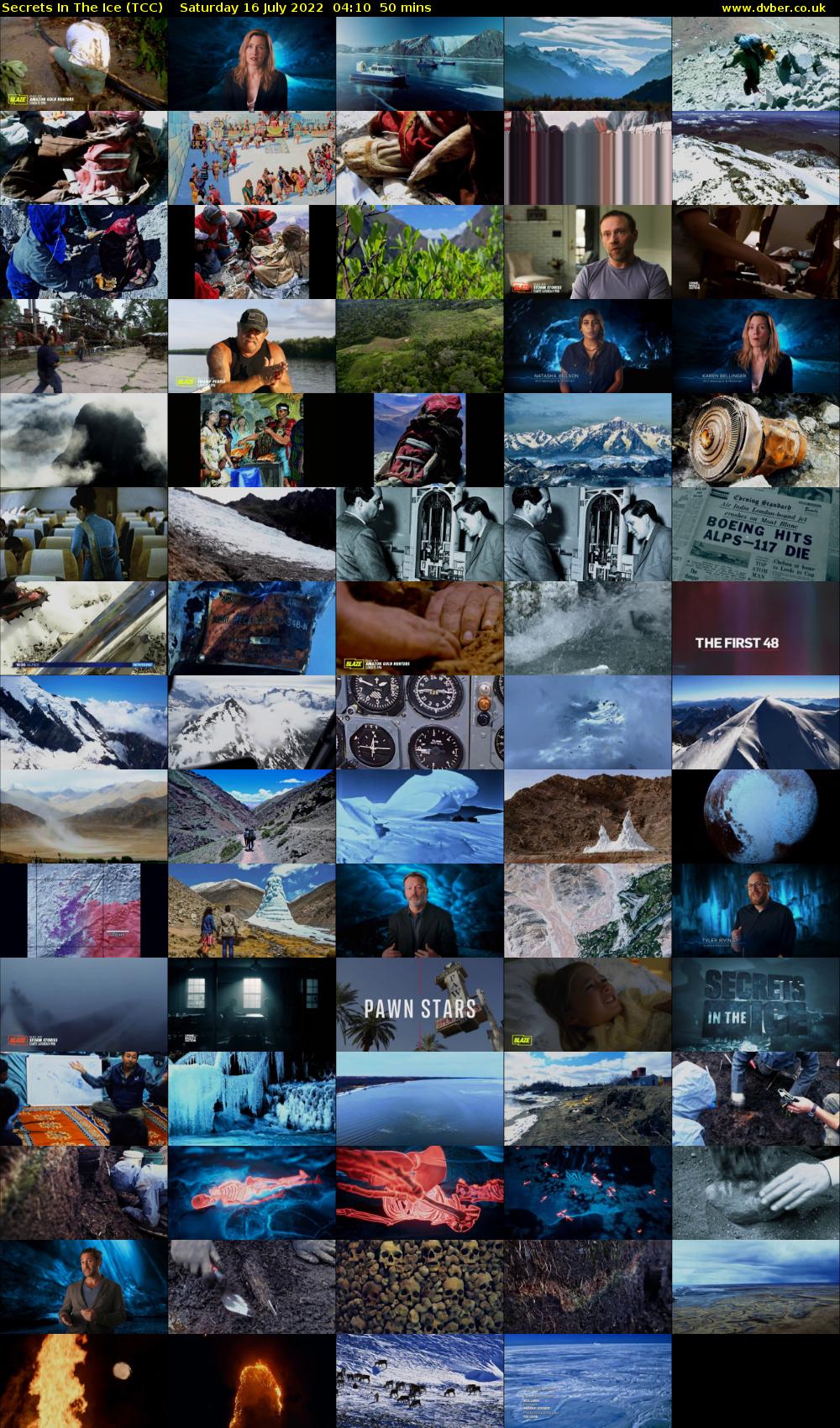 Secrets In The Ice (TCC) Saturday 16 July 2022 04:10 - 05:00