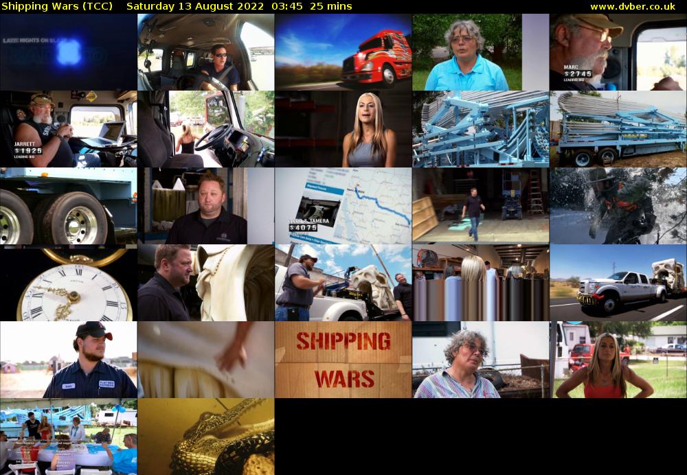 Shipping Wars (TCC) Saturday 13 August 2022 03:45 - 04:10