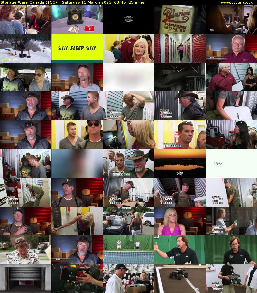 Storage Wars Canada (TCC) Saturday 11 March 2023 03:45 - 04:10