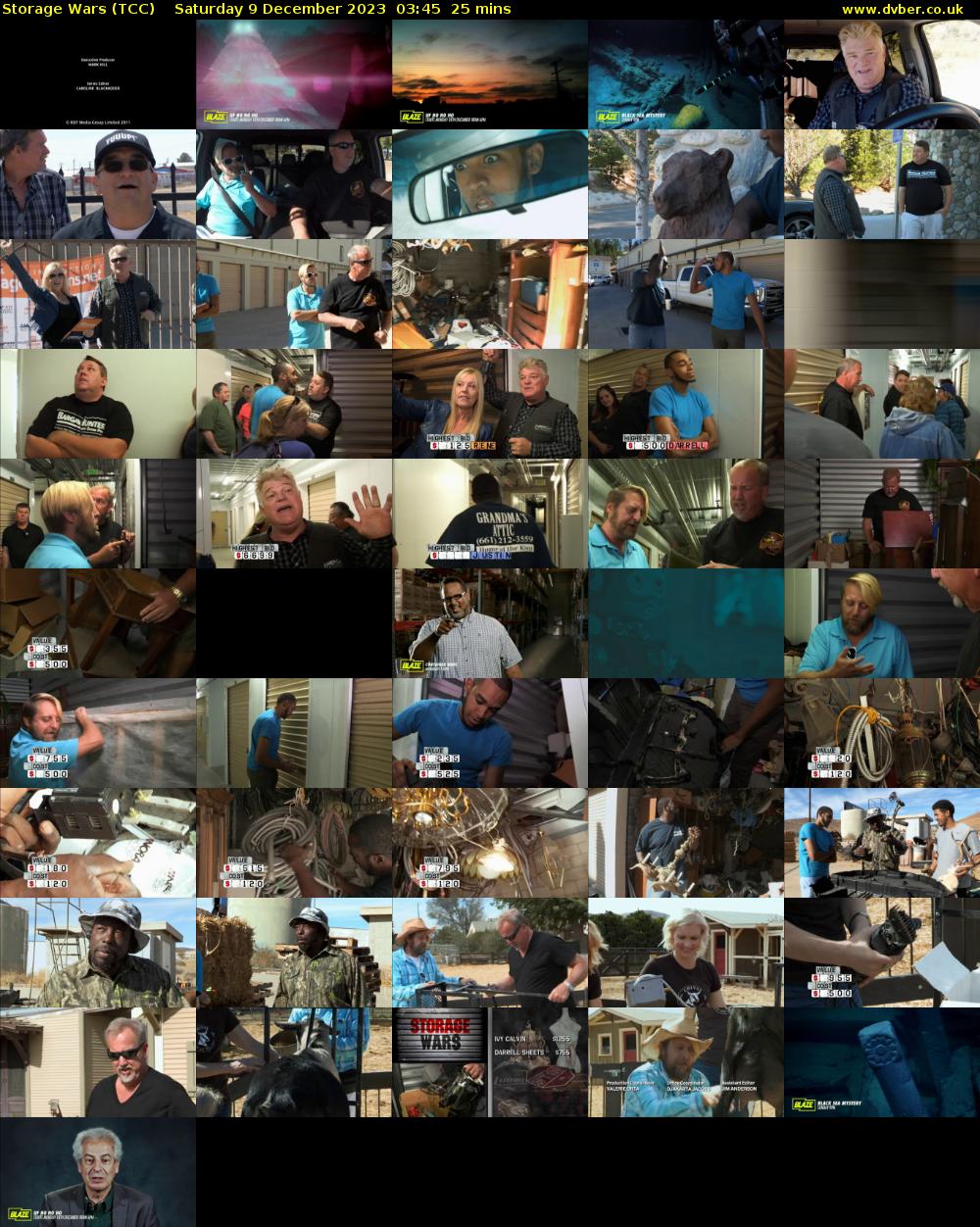 Storage Wars (TCC) Saturday 9 December 2023 03:45 - 04:10