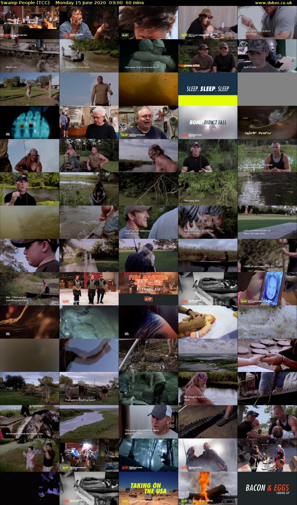 Swamp People (TCC) Monday 15 June 2020 03:00 - 04:00