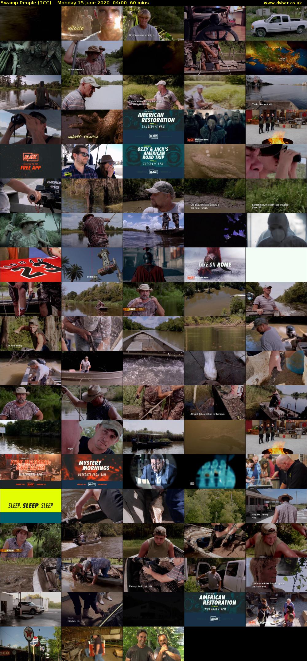 Swamp People (TCC) Monday 15 June 2020 04:00 - 05:00