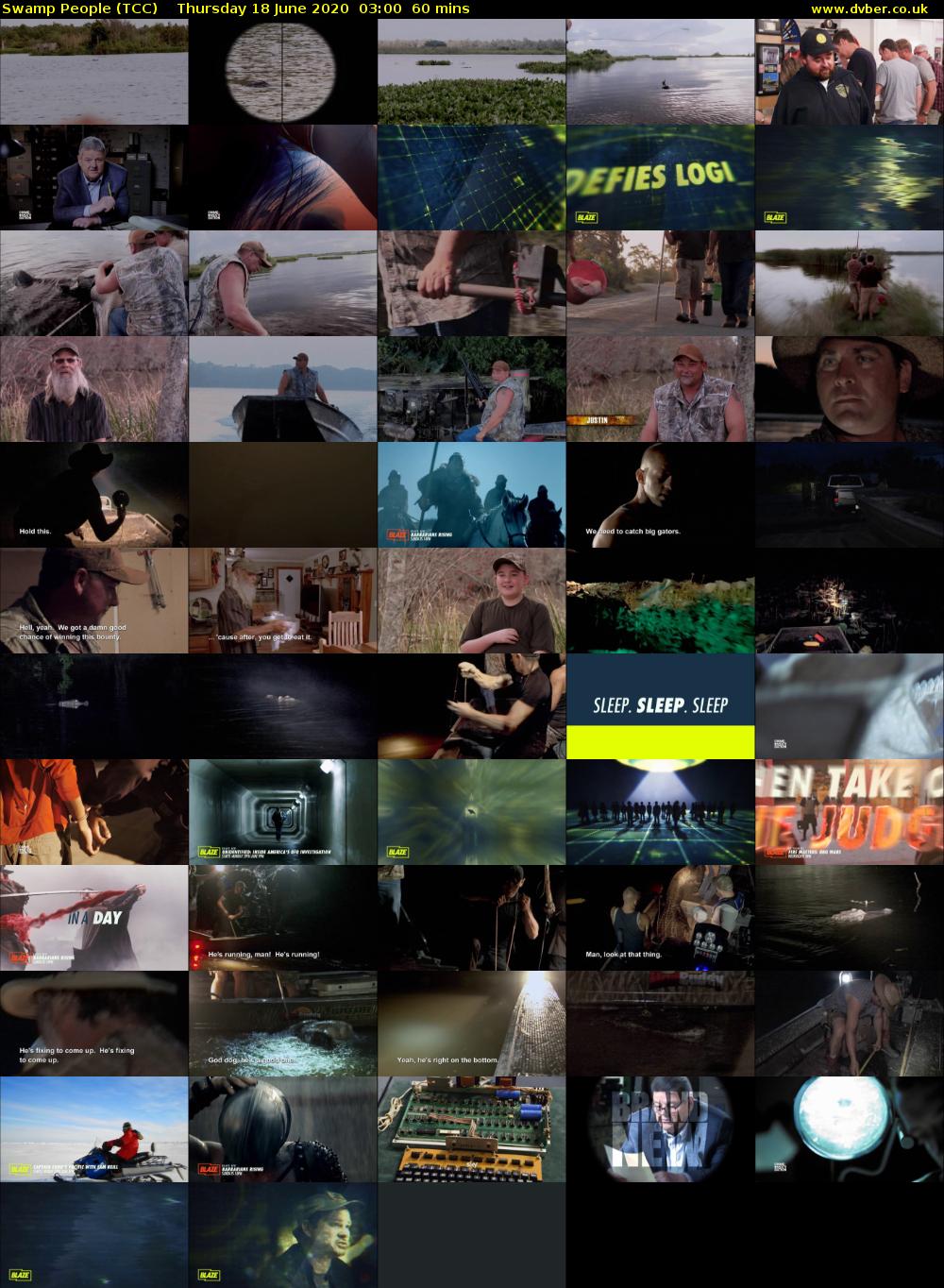 Swamp People (TCC) Thursday 18 June 2020 03:00 - 04:00