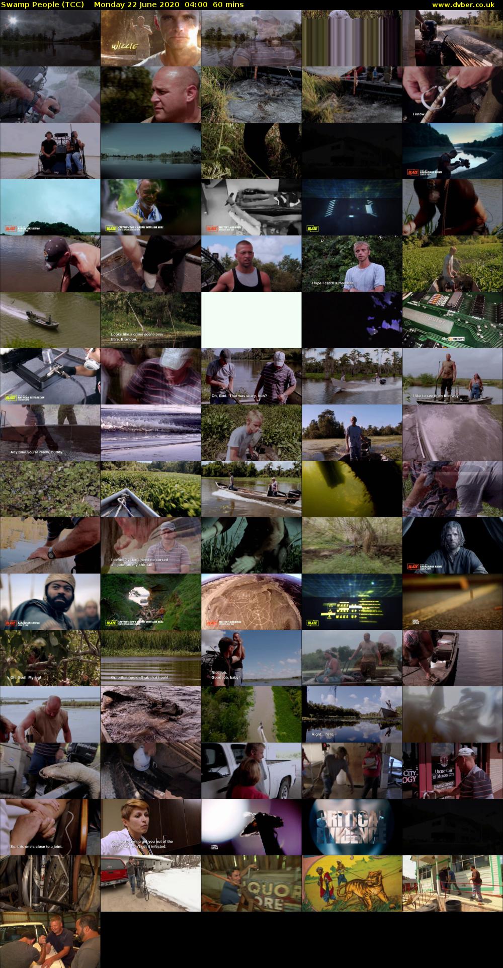 Swamp People (TCC) Monday 22 June 2020 04:00 - 05:00