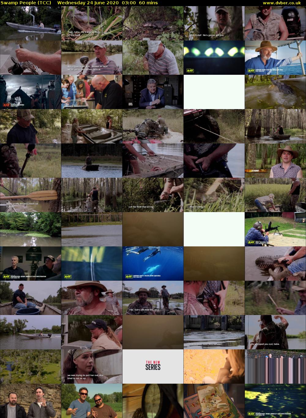 Swamp People (TCC) Wednesday 24 June 2020 03:00 - 04:00