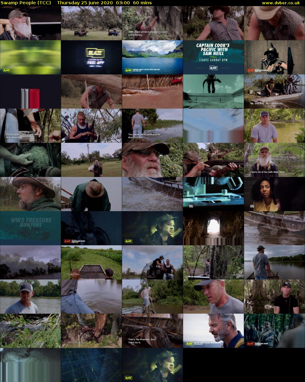Swamp People (TCC) Thursday 25 June 2020 03:00 - 04:00