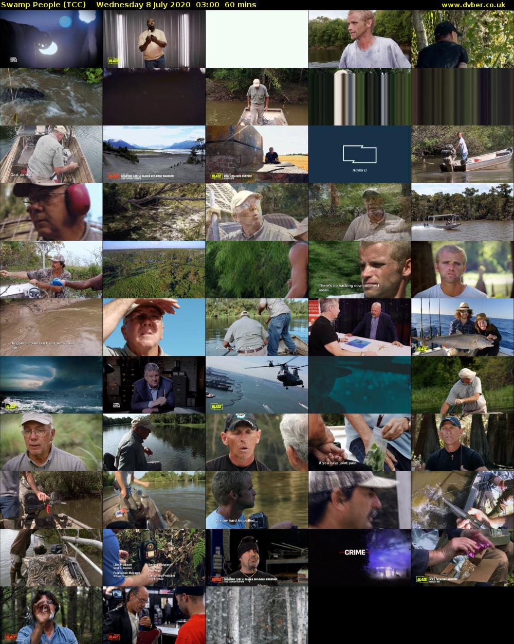 Swamp People (TCC) Wednesday 8 July 2020 03:00 - 04:00