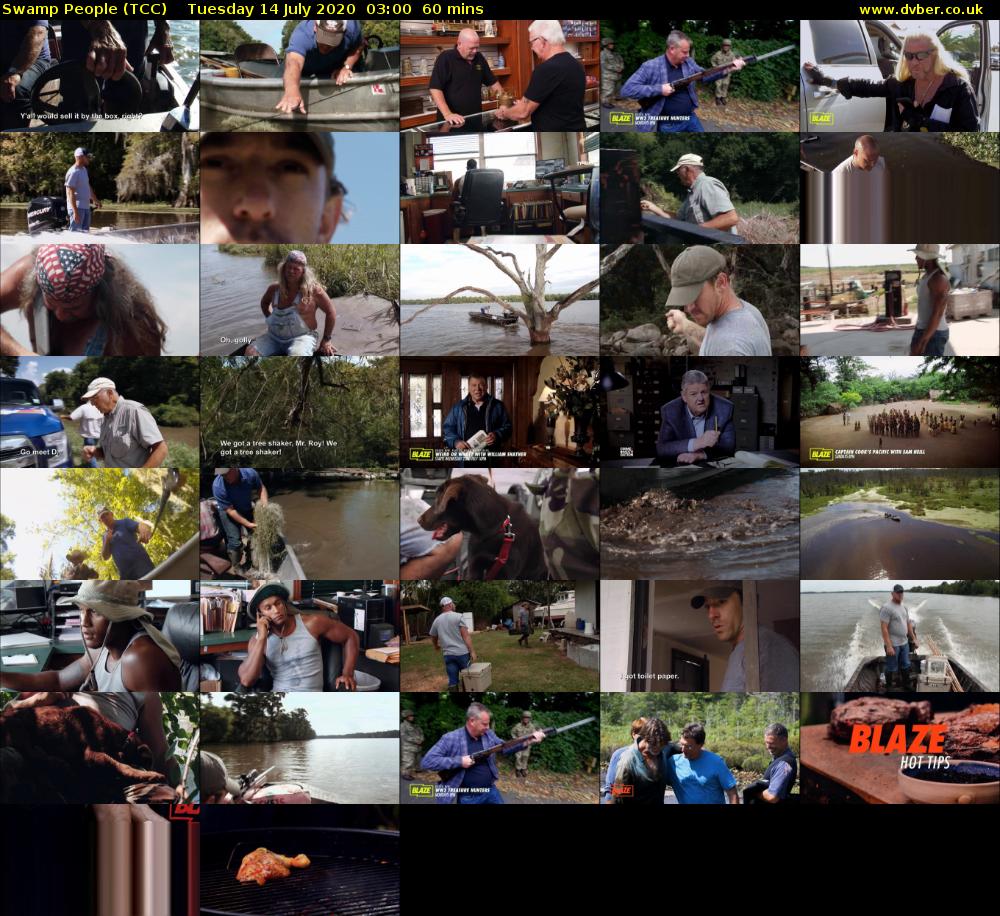 Swamp People (TCC) Tuesday 14 July 2020 03:00 - 04:00