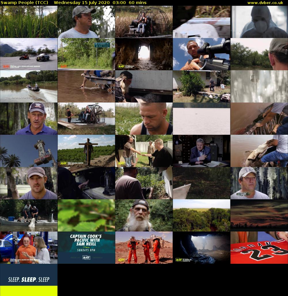 Swamp People (TCC) Wednesday 15 July 2020 03:00 - 04:00