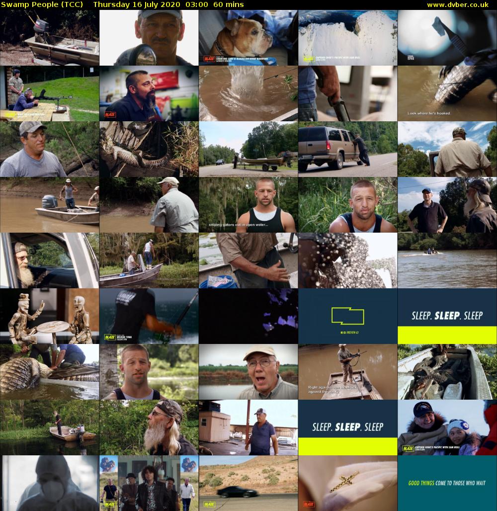 Swamp People (TCC) Thursday 16 July 2020 03:00 - 04:00