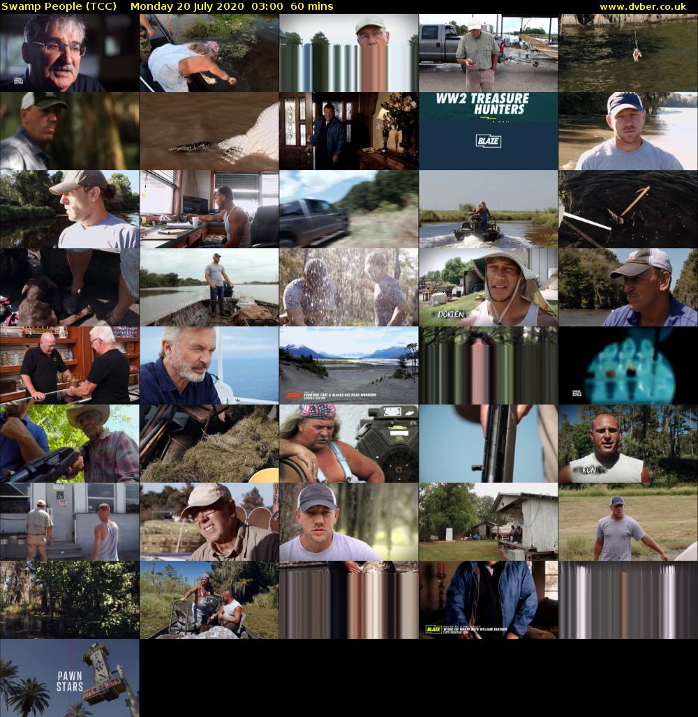 Swamp People (TCC) Monday 20 July 2020 03:00 - 04:00