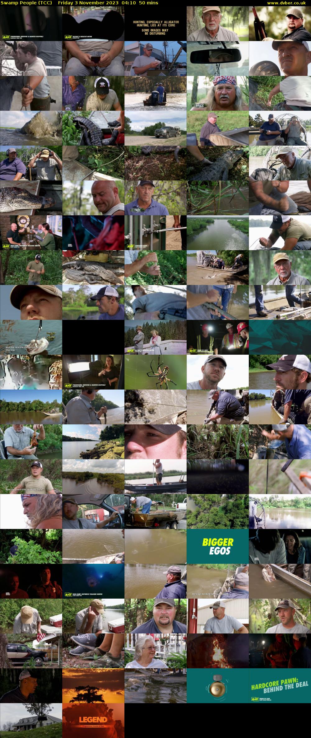 Swamp People (TCC) Friday 3 November 2023 04:10 - 05:00