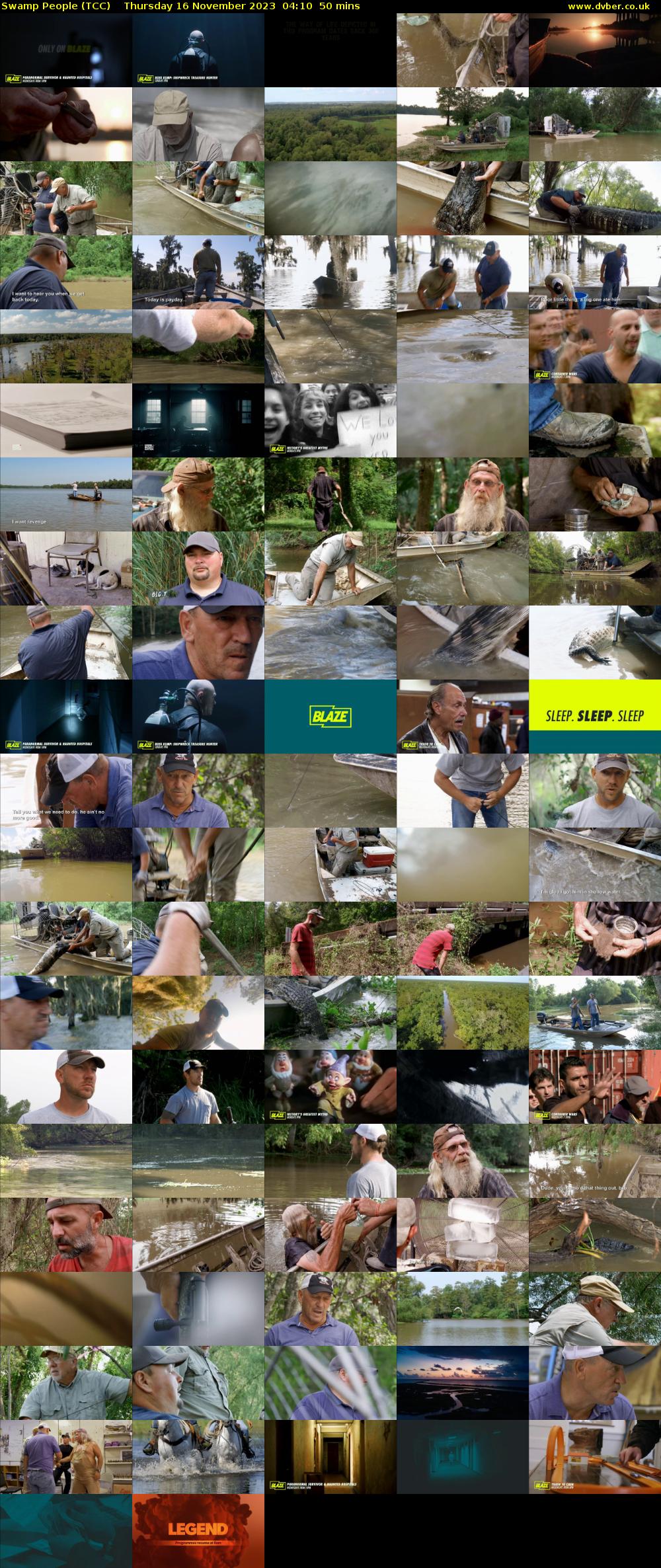 Swamp People (TCC) Thursday 16 November 2023 04:10 - 05:00