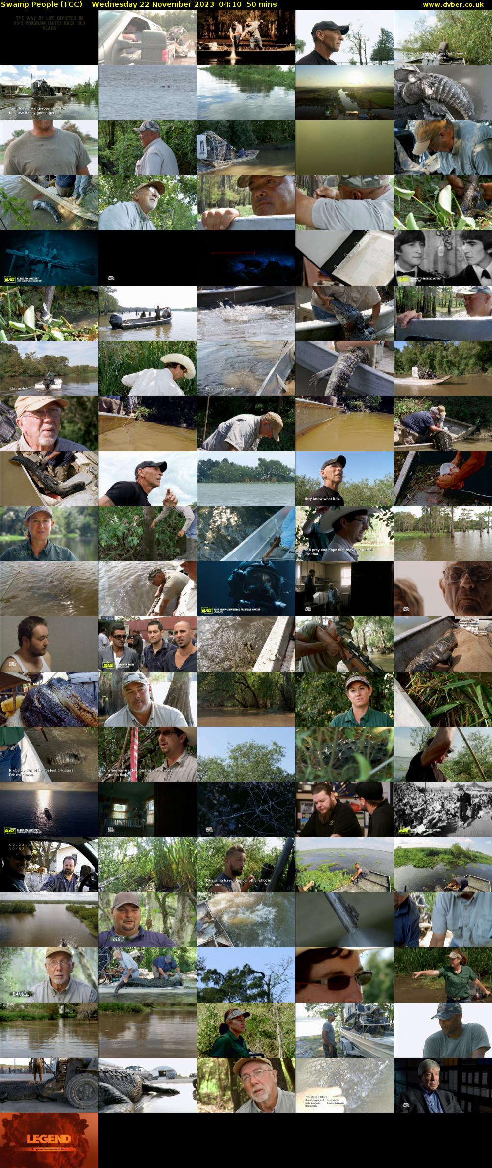 Swamp People (TCC) Wednesday 22 November 2023 04:10 - 05:00