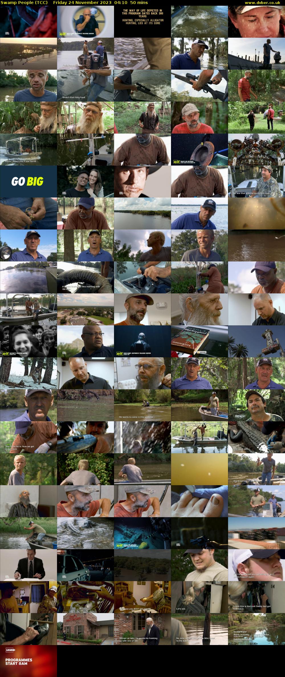 Swamp People (TCC) Friday 24 November 2023 04:10 - 05:00