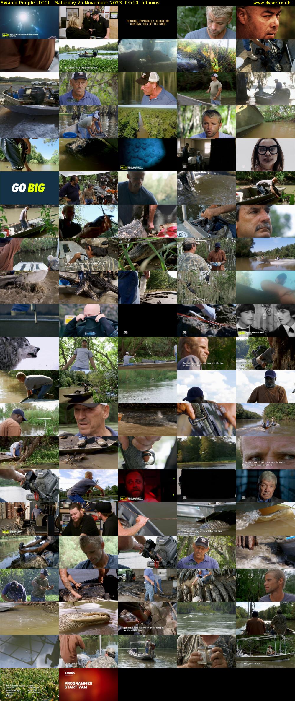 Swamp People (TCC) Saturday 25 November 2023 04:10 - 05:00