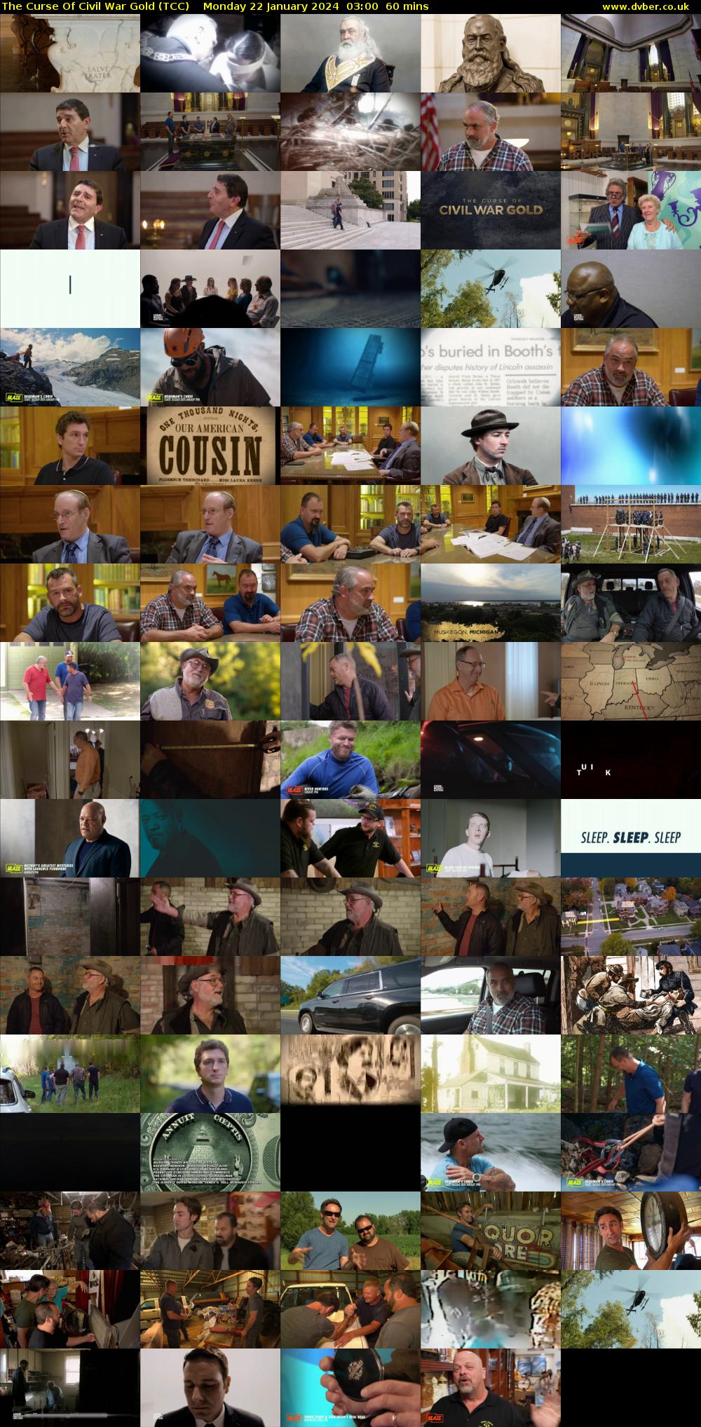 The Curse Of Civil War Gold (TCC) Monday 22 January 2024 03:00 - 04:00