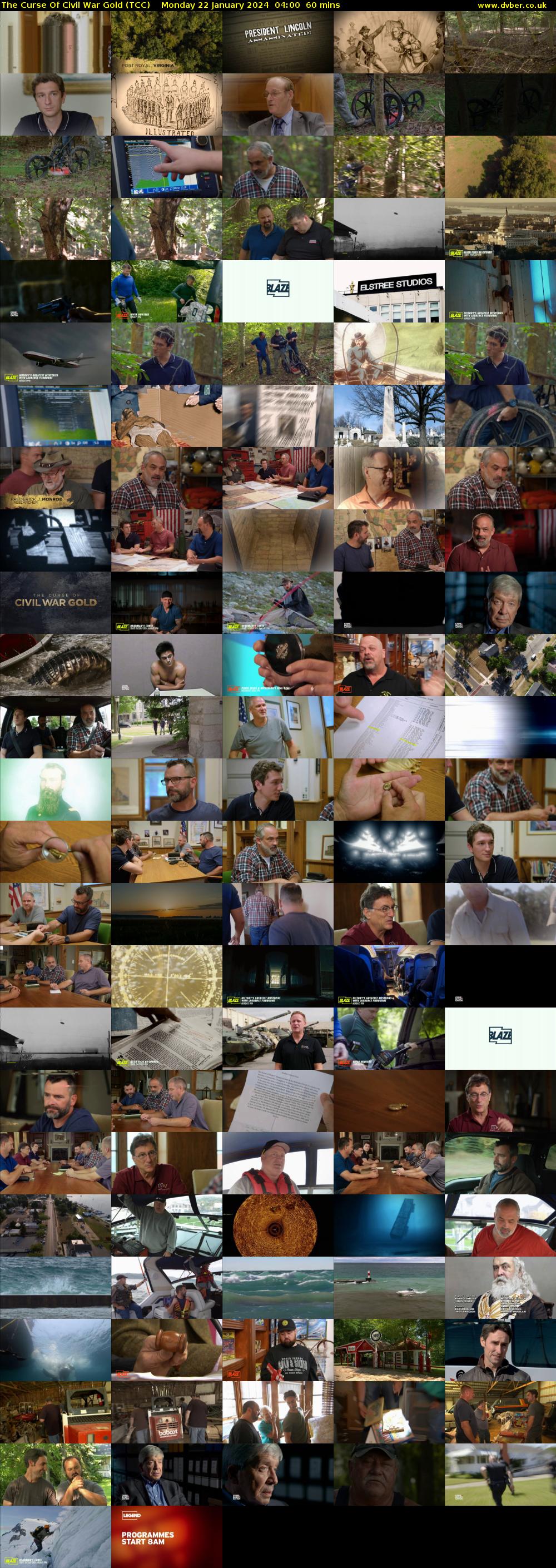 The Curse Of Civil War Gold (TCC) Monday 22 January 2024 04:00 - 05:00