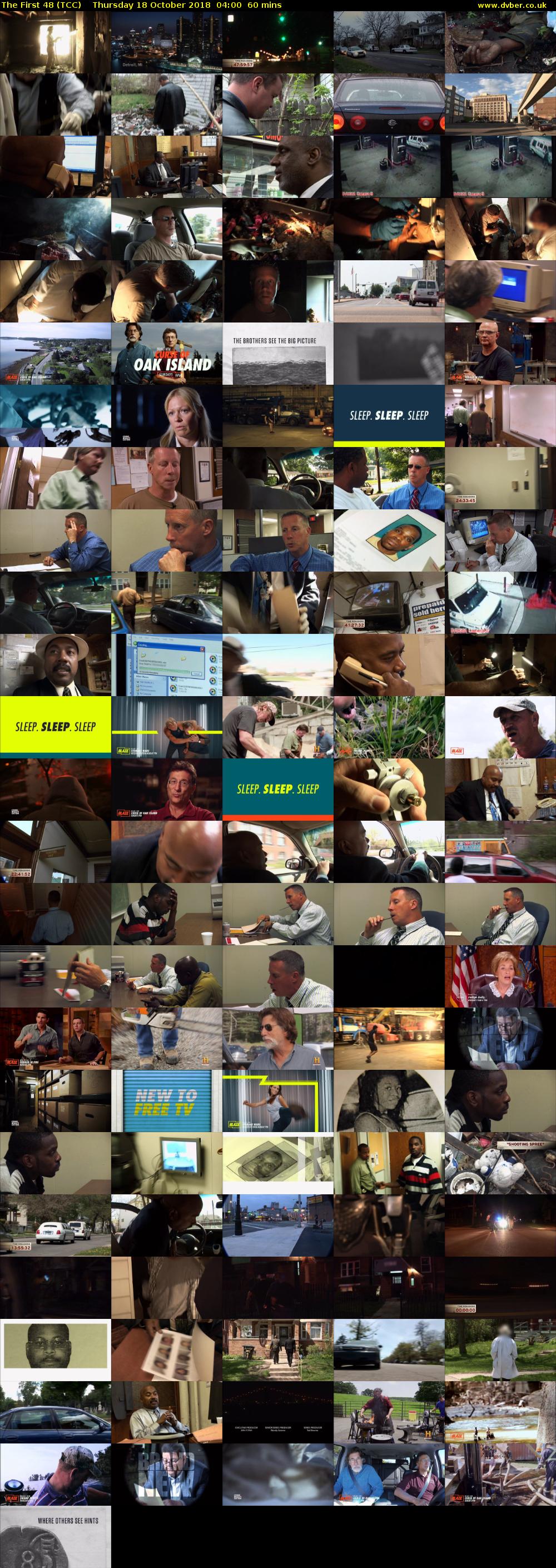 The First 48 (TCC) Thursday 18 October 2018 04:00 - 05:00