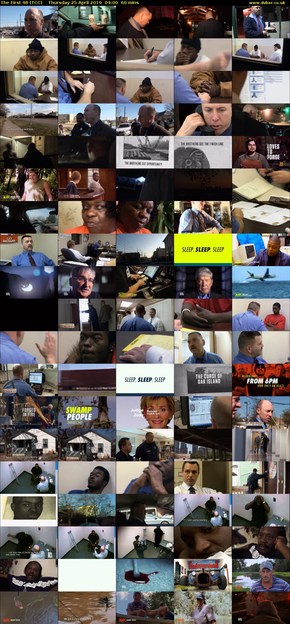 The First 48 (TCC) Thursday 25 April 2019 04:00 - 05:00