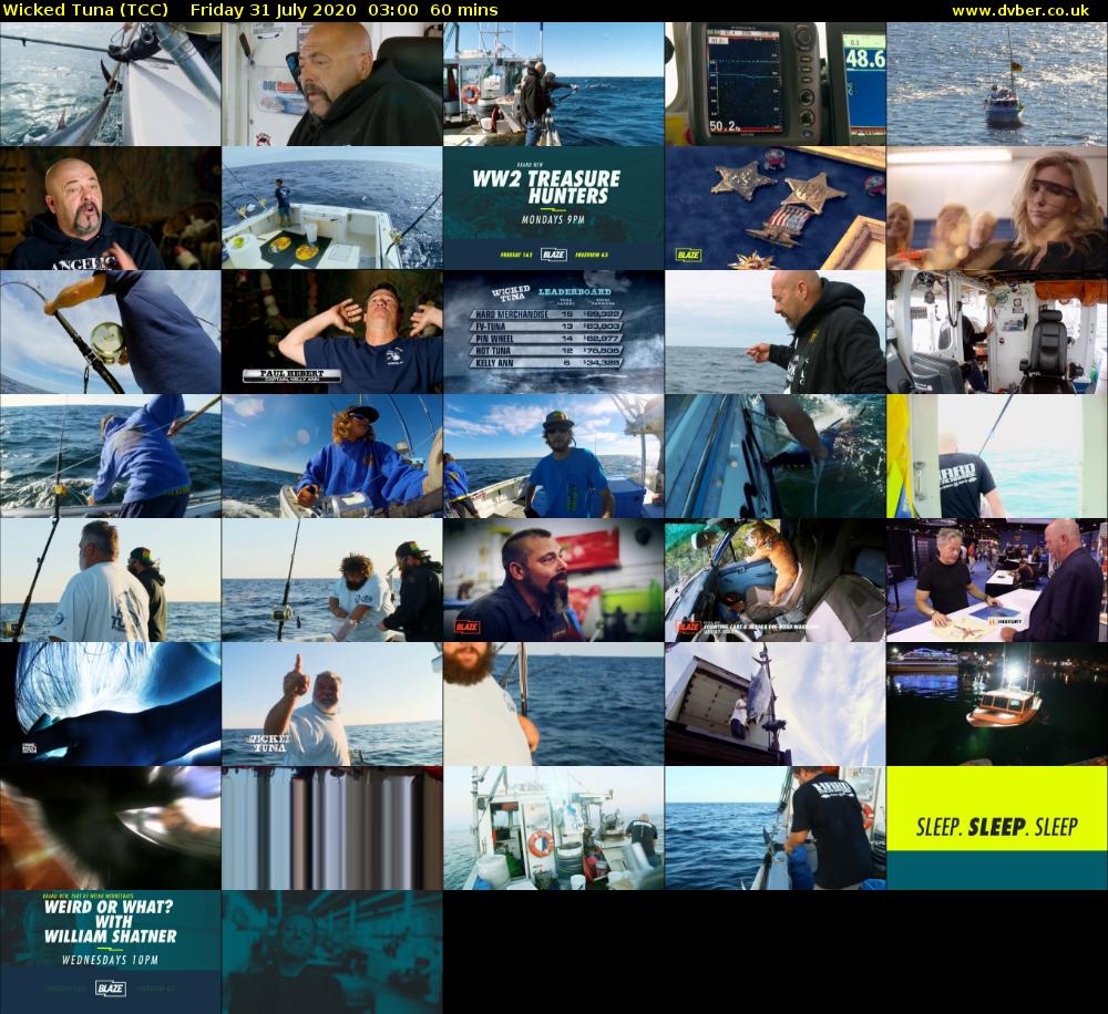 Wicked Tuna (TCC) Friday 31 July 2020 03:00 - 04:00