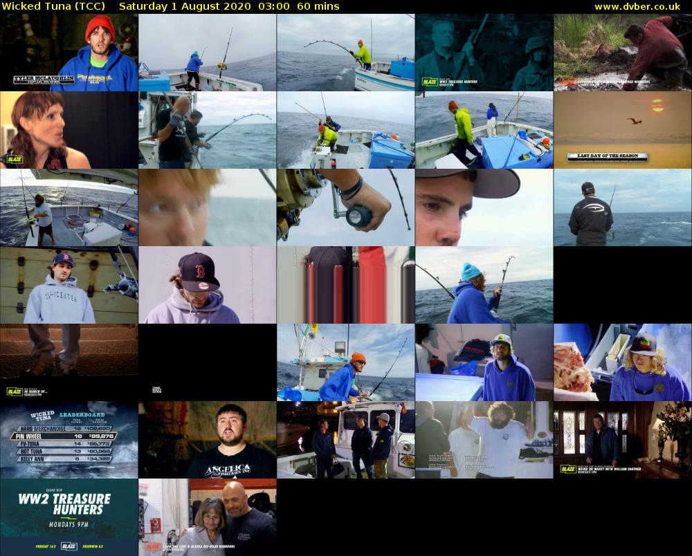 Wicked Tuna (TCC) Saturday 1 August 2020 03:00 - 04:00
