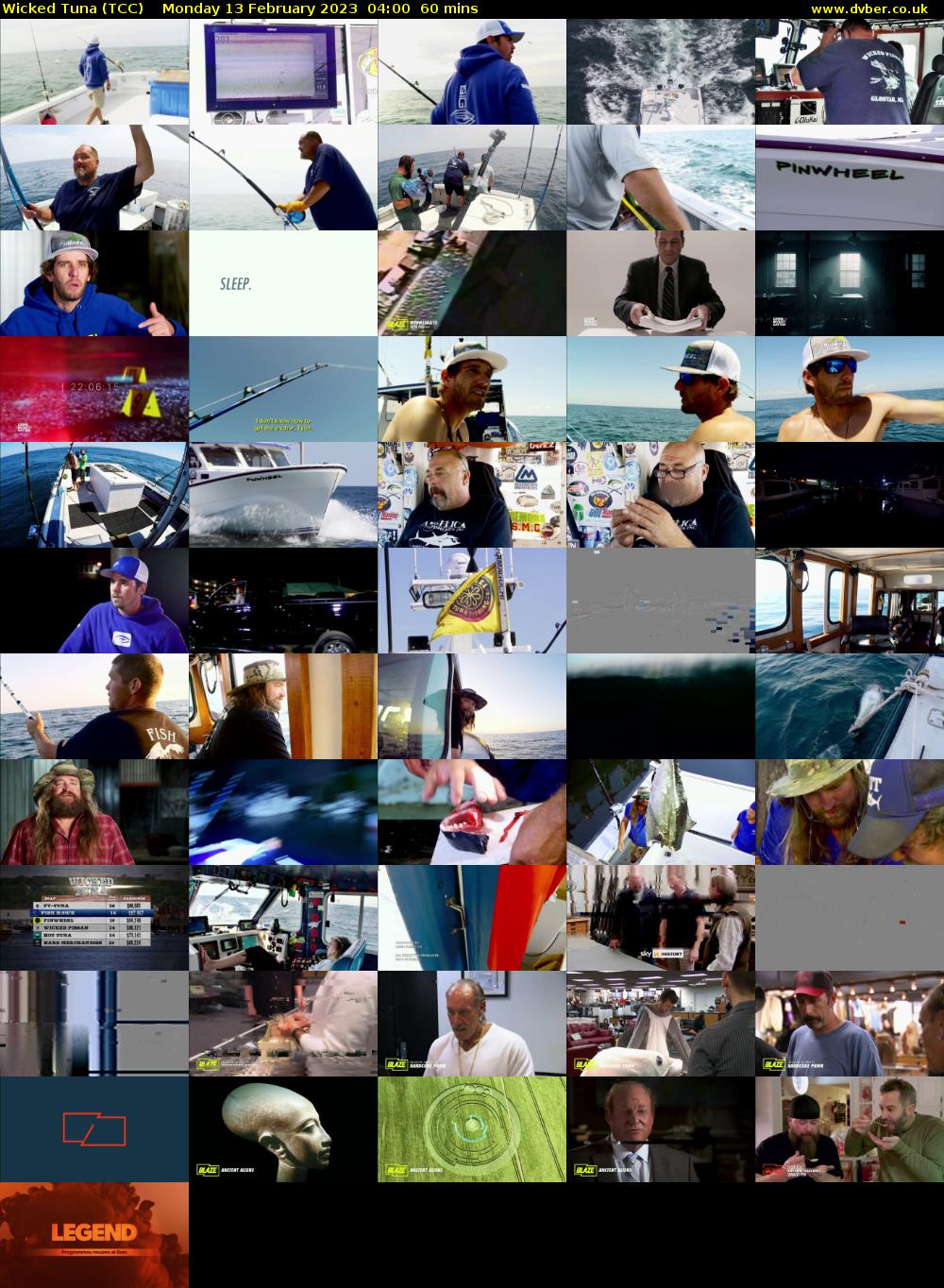 Wicked Tuna (TCC) Monday 13 February 2023 04:00 - 05:00