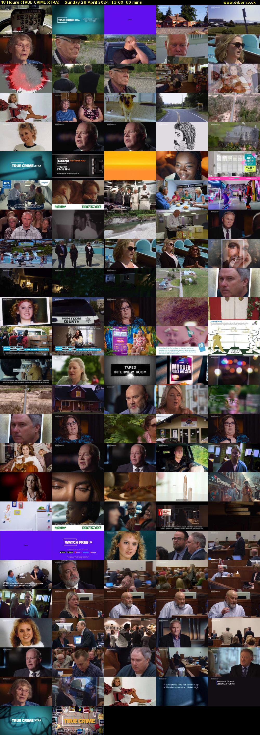 48 Hours (TRUE CRIME XTRA) Sunday 28 April 2024 13:00 - 14:00