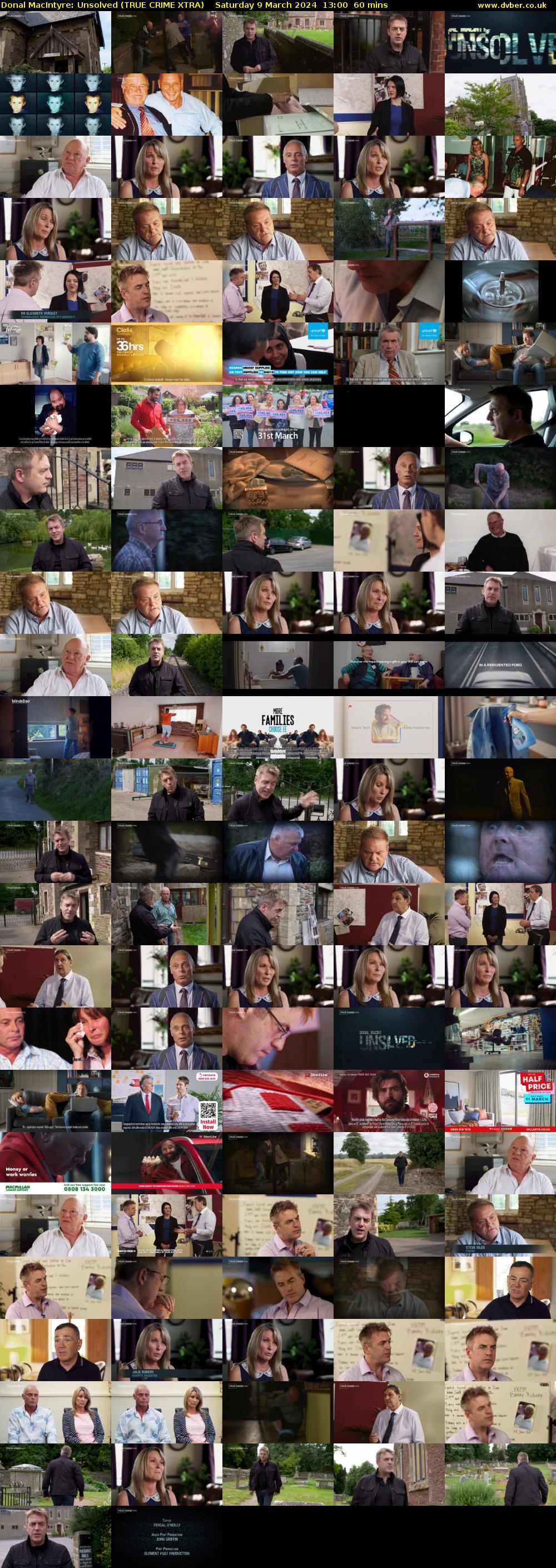 Donal MacIntyre: Unsolved (TRUE CRIME XTRA) Saturday 9 March 2024 13:00 - 14:00